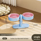 Adjustable Elevated Cat Food Bowl