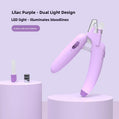 LED Pet Nail Clippers with Anti-Splash Cover