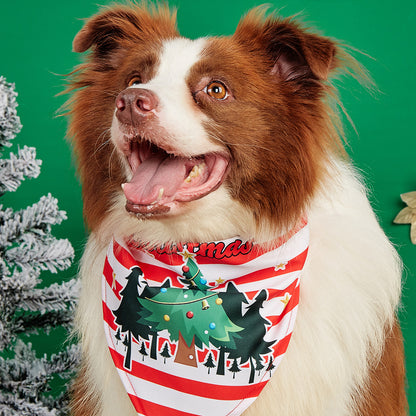 Cartoon Print Pet Bandana Scarf