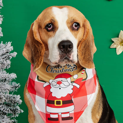Cartoon Print Pet Bandana Scarf