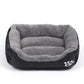 Soft Fleece Pet Bed with Waterproof Base