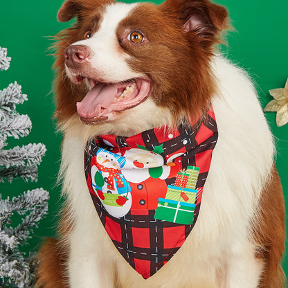 Cartoon Print Pet Bandana Scarf