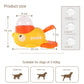 Treat-Dispensing Duck Toy for Cats & Dogs