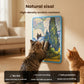 Wall-Mounted Art Print Cat Scratcher Board