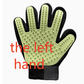 Pet Grooming & Deshedding Glove (Left or Right Hand)