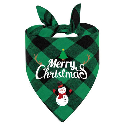 Christmas Plaid Pet Bandana