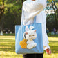 Bee Pattern Head-Out Pet Shoulder Carrier