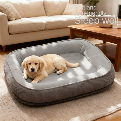 Removable & Washable Semi-Enclosed Winter Dog Bed