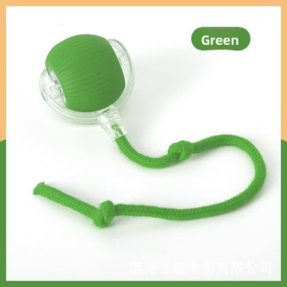 Self-Play Bouncing Cat Ball with Rope