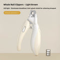 LED Pet Nail Clippers with Anti-Splash Cover