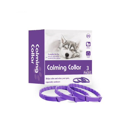 Pheromone Calming Collar for Cats & Dogs (3-Pack)