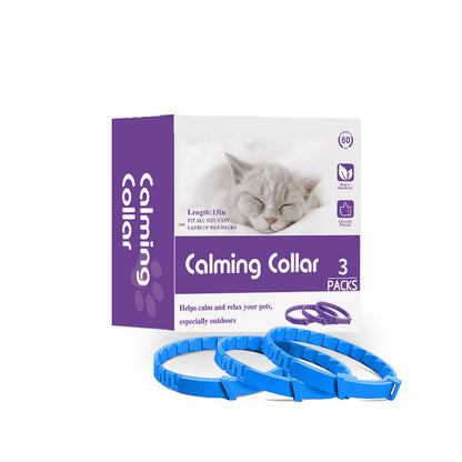 Pheromone Calming Collar for Cats & Dogs (3-Pack)