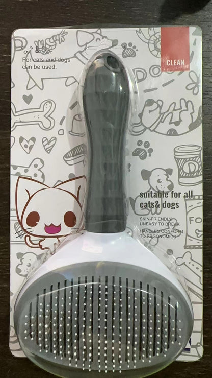 Self-Cleaning Slicker Brush for Cats & Dogs