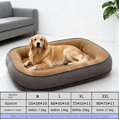 Removable & Washable Semi-Enclosed Winter Dog Bed