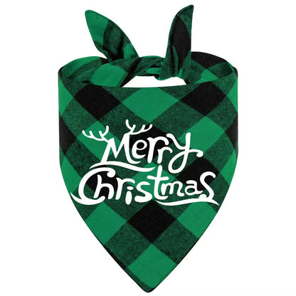 Christmas Plaid Pet Bandana