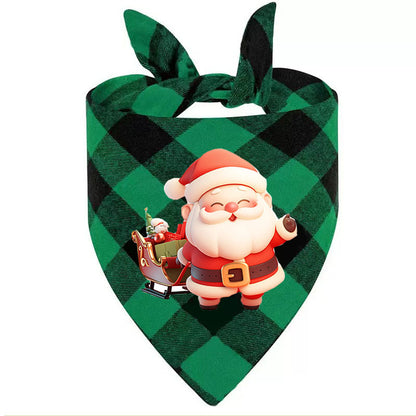 Christmas Plaid Pet Bandana
