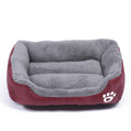 Soft Fleece Pet Bed with Waterproof Base