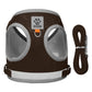 Reflective Breathable Mesh Pet Harness & Leash Set
