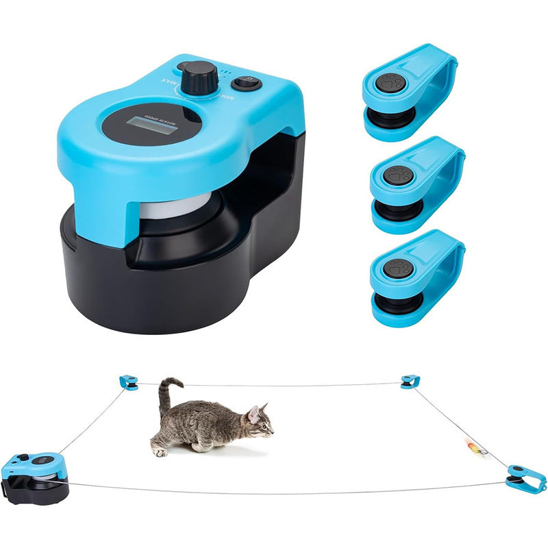 Interactive Automatic Cat Toy with Adjustable Speed