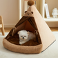 Enclosed Teddy Bear Winter Pet Tent for Small & Medium Dogs
