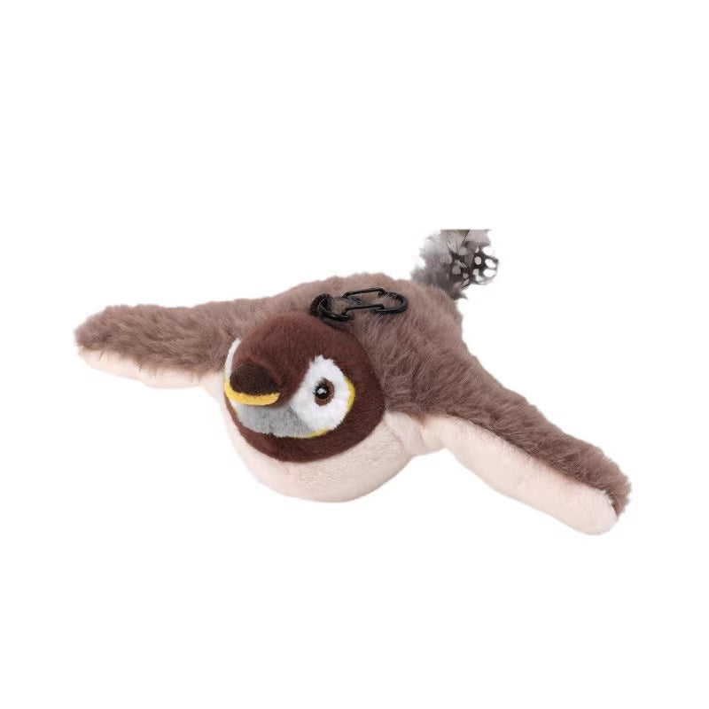 Flapping Bird Cat Toy with Sound
