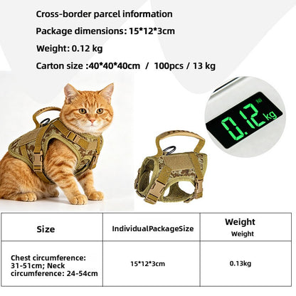 Breathable No-Choke Vest Harness for Small Dogs & Cats