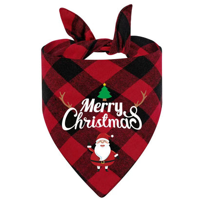 Christmas Plaid Pet Bandana