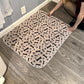 Washable Waterproof Pet Mat with Paw Print Design