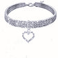Sparkle Stretch Pet Necklace Collar with Charm