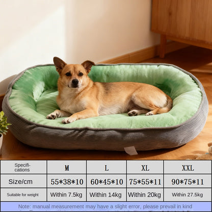 Removable & Washable Semi-Enclosed Winter Dog Bed