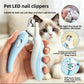 LED Pet Nail Clippers with Anti-Splash Cover