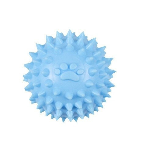 Paw Print Spiky Chew Ball for Dogs & Cats