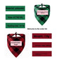 Christmas Plaid Pet Bandana