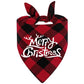 Christmas Plaid Pet Bandana