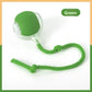 Bite-Resistant Bouncing Cat Ball with Rope