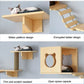 Wall-Mounted Cat Hammock & Sisal Scratch Post Set