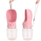 Portable Dog Walking Water Bottle with Hand Strap (350ml / 550ml)