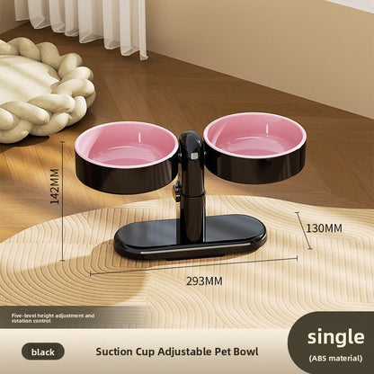 Adjustable Elevated Cat Food Bowl
