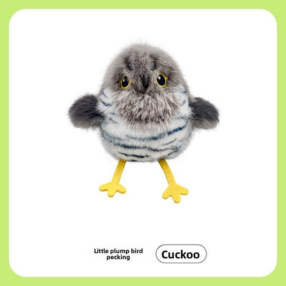 Flapping Bird Cat Toy with Sound, USB Rechargeable