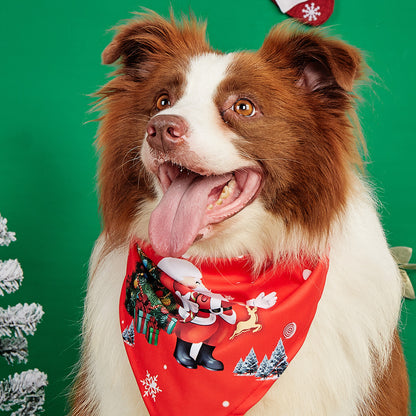 Cartoon Print Pet Bandana Scarf