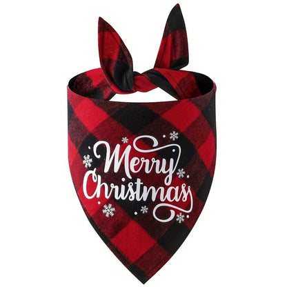 Christmas Plaid Pet Bandana