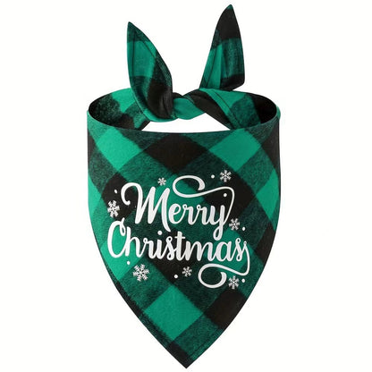 Christmas Plaid Pet Bandana