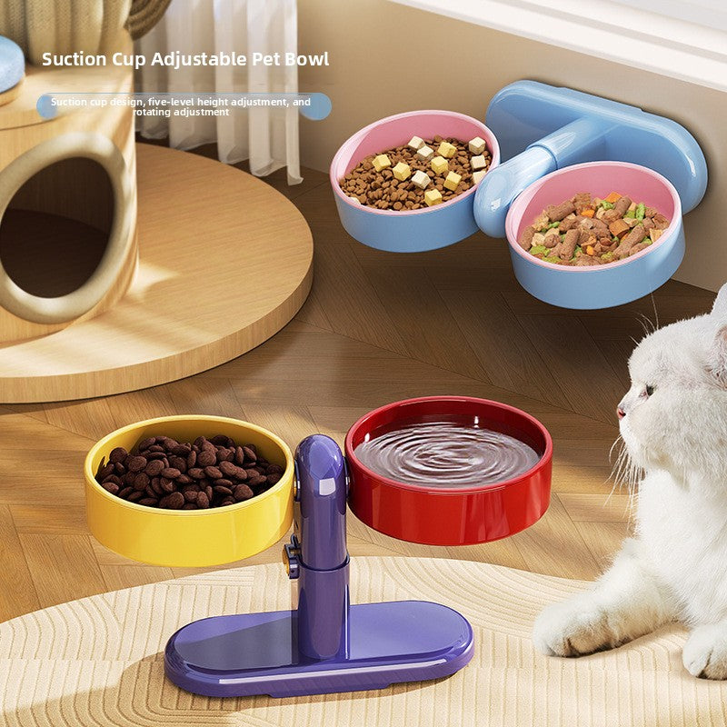 Adjustable Elevated Cat Food Bowl