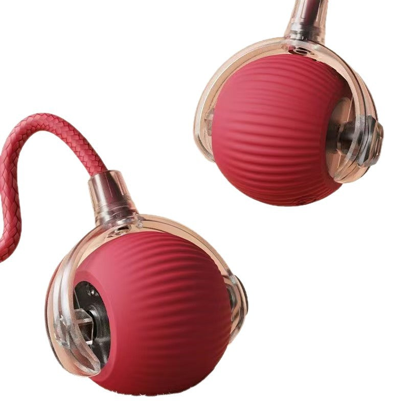 Bite-Resistant Bouncing Cat Ball with Rope