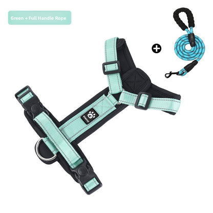Escape-Proof Dog Harness with Optional Reflective Leash