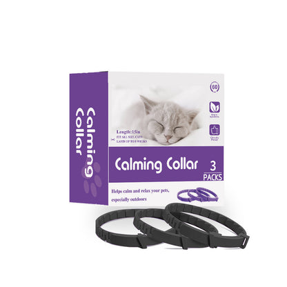 Pheromone Calming Collar for Cats & Dogs (3-Pack)