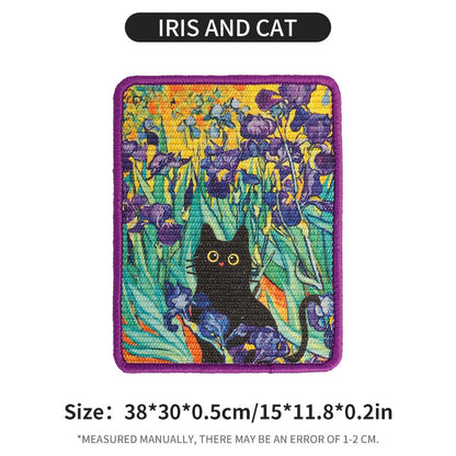 Wall-Mounted Art Print Cat Scratcher Board
