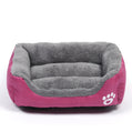 Soft Fleece Pet Bed with Waterproof Base