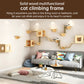 Wall-Mounted Cat Hammock & Sisal Scratch Post Set
