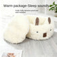 Alpaca Round Flannel Pet Nest Bed